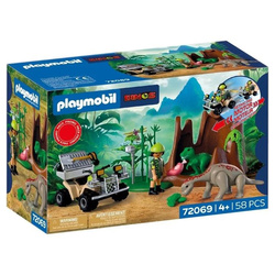 PLAYMOBIL DINOS 72069 Kryjówka dinozaurów , zestaw dla dzieci +4 lata