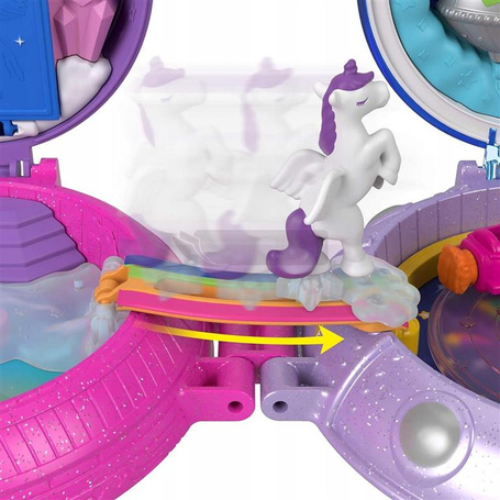 LALKA POLLY POCKET KOSMICZNA PRZYGODA UFO zestaw do zabawy +4 lata HCG25