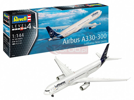 Model plastikowy Samolot Airbus A330-300 Lufthansa 1/144