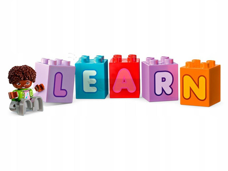 LEGO DUPLO 10421 CIEŻARÓWKA Z ALFABETEM zestaw klocków dla dzieci +2 lata