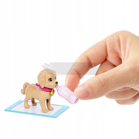 LALKA BARBIE ADOPCJA PIESKÓW 2 pieski zestaw HKD86