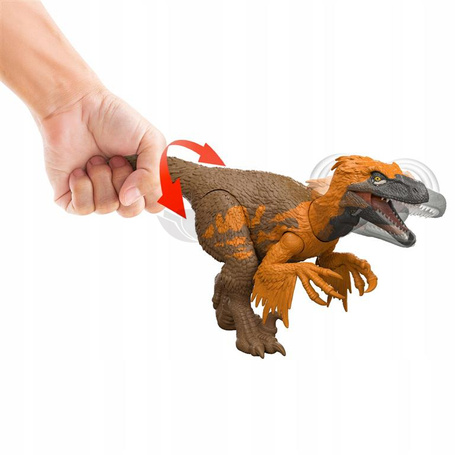 JURASSIC WORLD RYCZĄCY DINOZAUR Utahraptor figurka z dźwiękiem JGC80