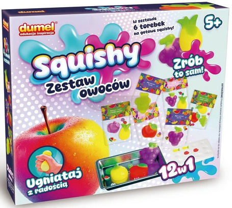 Squishy zestaw owoców