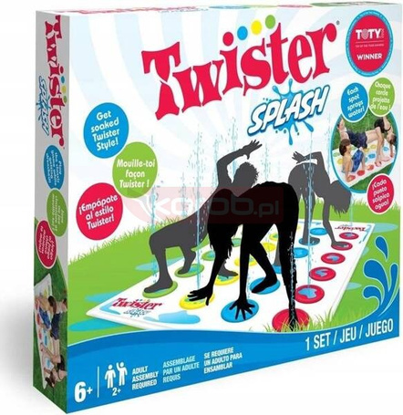 GRA ZRĘCZNOŚCIOWA TWISTER SPLASH wersja ogrodowa, mata wodna zraszająca 7101