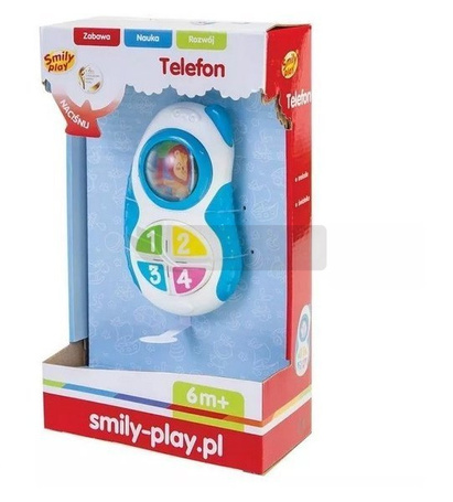 Telefon niebieski 