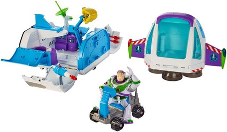 Toy Story 4 Statek kosmiczny Buzza Astrala Zestaw do zabawy + figurka i dodatkowy pojazd