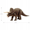 JURASSIC WORLD DINO TRACKERS DINOZAUR duża figurka Triceratops 43cm HPP88
