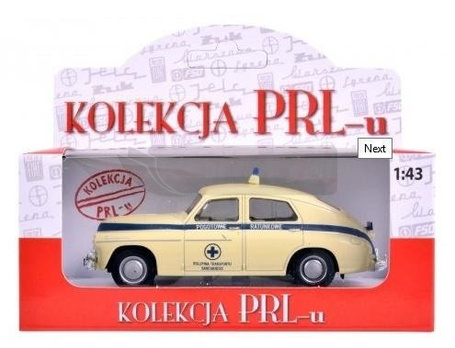Kolekcja PRL-u Warszawa M-20 Pogotowie Ratunkowe