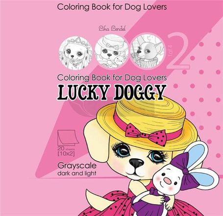 Kolorowanka antystresowa 200x200 Lucky Doggy 2