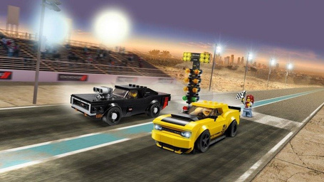 Klocki Speed Champions 75893 2018 Dodge Challenger SRT Demon oraz 1970 Dodge Charger R/T