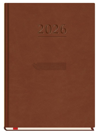 Terminarz 2026 A5 tygodniowy Popularny brązowy