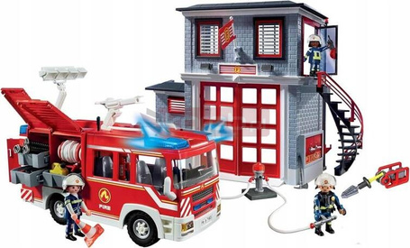 PLAYMOBIL ACTION HEROES 71603 ZESTAW STRAŻ POŻARNA ze światłem i dźwiękiem