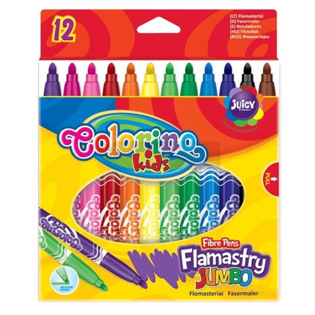 Flamastry Jumbo 12 kolorów