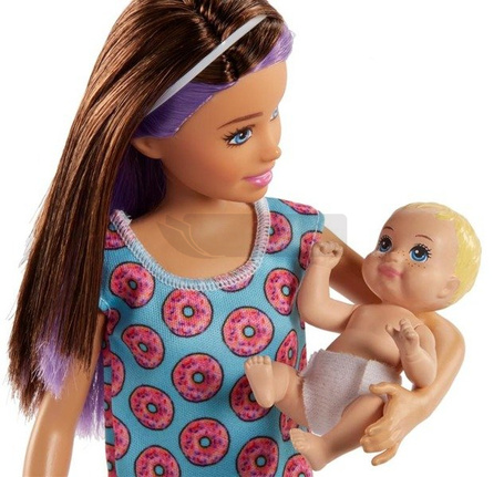Barbie Zestaw Opiekunka dziecięca FHY98