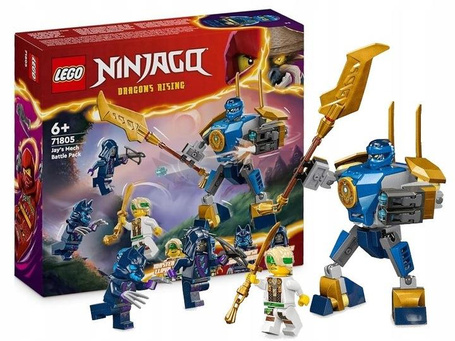 LEGO NINJAGO 71805 ZESTAW BITEWNY Z MECHEM JAYA zestaw klocków +6 LAT