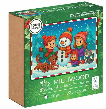 Puzzle 30 Wesoły Bałwanek ALEX