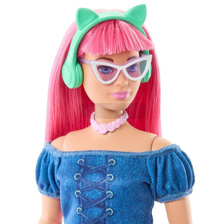 LALKA BARBIE DAISY z kotkiem, lalka z serialu "Plażowi Detektywi" JFV66