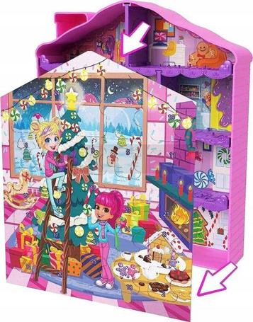 LALKA POLLY POCKET KALENDARZ ADWENTOWY 2 laleczki HKW16
