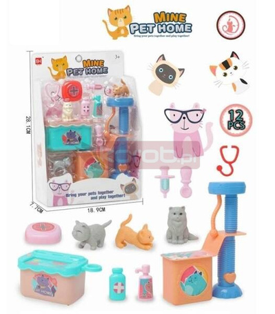 Zestaw z pieskiem i kotem