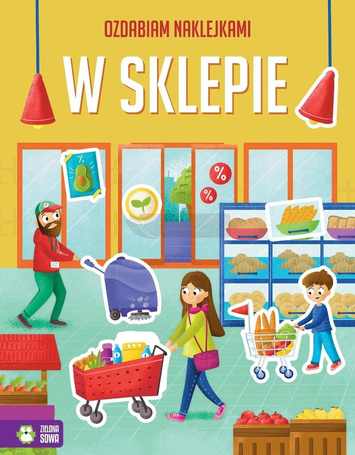 Ozdabiam naklejkami. W sklepie