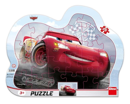 Puzzle 25 ramkowe Auta cars II Zygzak