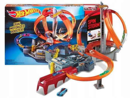 HOT WHEELS MONSTER TRUCK ZESTAW TORÓW Zakręcony karambol CDL45