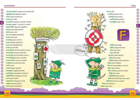 Ilustrowany słownik ang-pol, pol-ang Twarda