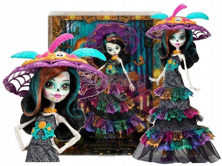 LALKA MONSTER HIGH KOLEKCJONERSKA Skelita Calaveras Dia de Muertos