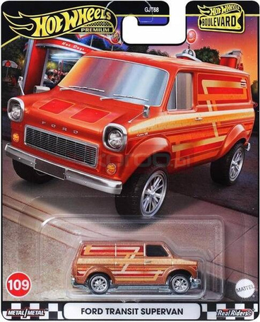 HOT WHEELS PREMIUM BOULEVARD #109 FORD TRANSIT SUPER VAN HRT76
