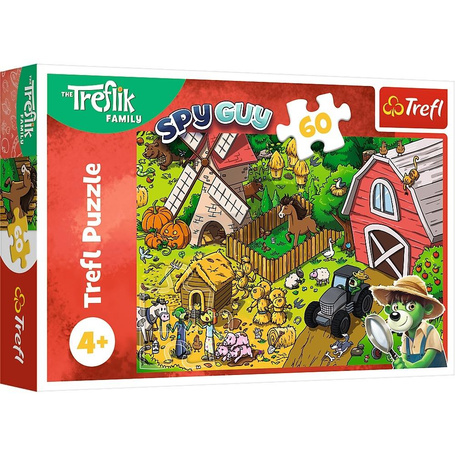 Puzzle 60 Wesoły dzień Treflików TREFL