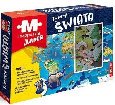 Mappuzzle Junior - Zwierzęta świata