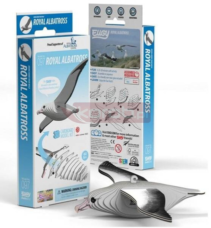 Albatros królewski Eugy. Eko Układanka 3D