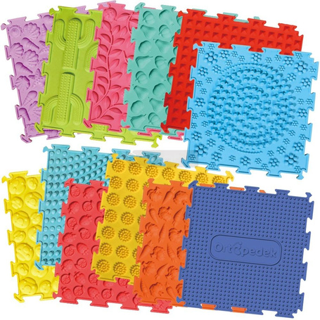 Ortopedek - maty sensoryczne 12 elementów