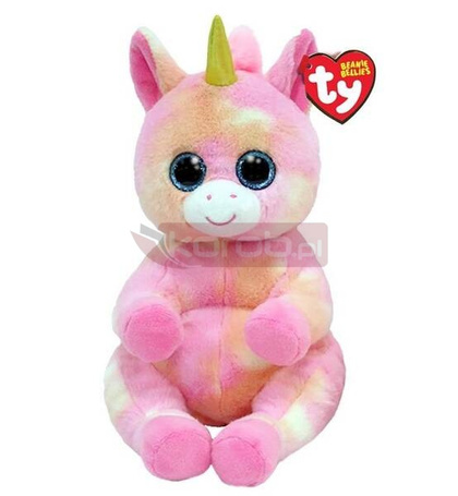 Beanie Bellies Skylar - różowy jednorożec 24cm