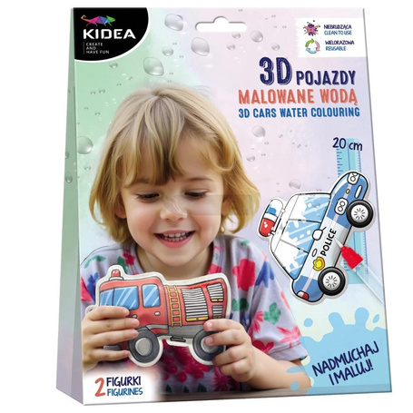 Magiczne pojazdy do malowania wodą KIDEA