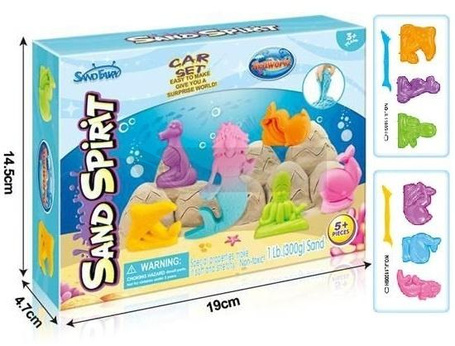 Magiczny piasek z foremkami