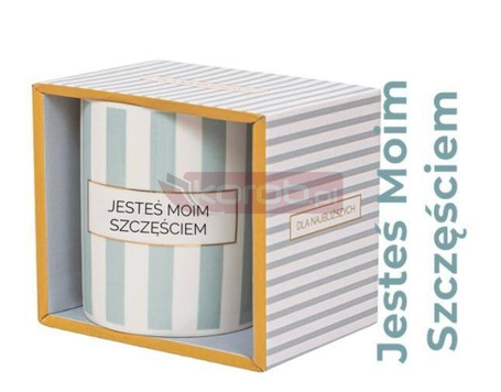 Kubek prezentowy - Jesteś Moim Szczęściem
