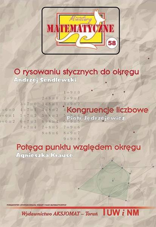 Miniatury matematyczne 58 O rysowaniu stycznych..