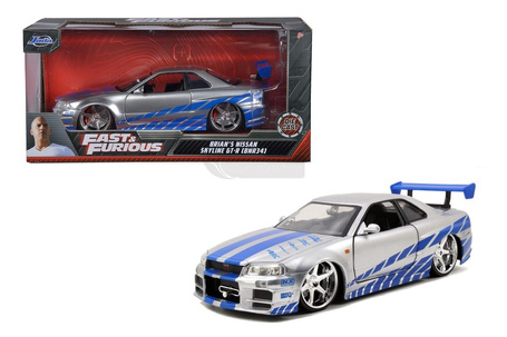 Jada F&F Nissan Skyline GTR silver 1:24
