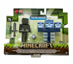MINECRAFT FIGURKA WHITER pikselowa figurka, SKELETON + akcesoria HTL91