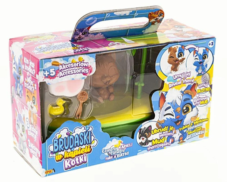 Brudaski w kąpieli Kotki - Karmelek z wanną