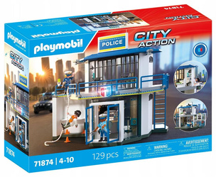 PLAYMOBIL CITY ACTION 71874 Posterunek policji z miejscem, zestaw +4 lata