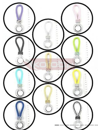 Brelok plecionka z diamencikami 13cm