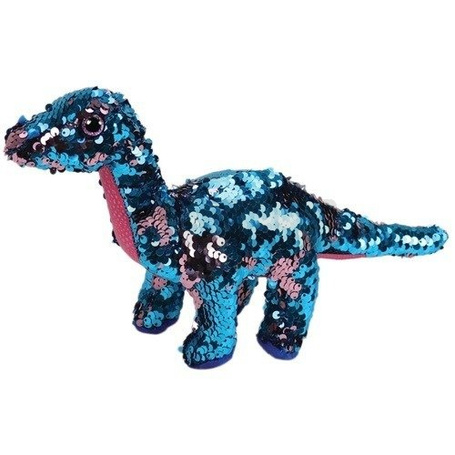 Maskotka TY Beanie Boos Flippables - Cekinowy dinozaur 24 cm
