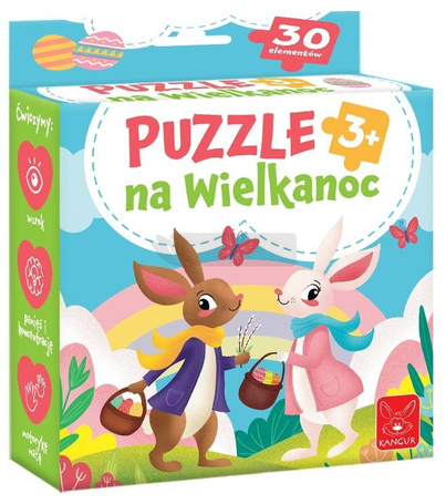 Puzzle na Wielkanoc 3+