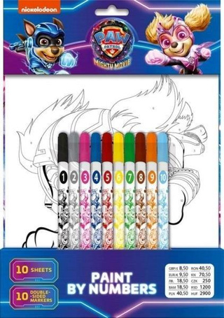 Zestaw do malowania po numerkach 20el Psi Patrol