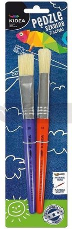 Zestaw 2 pędzli grubych KIDEA