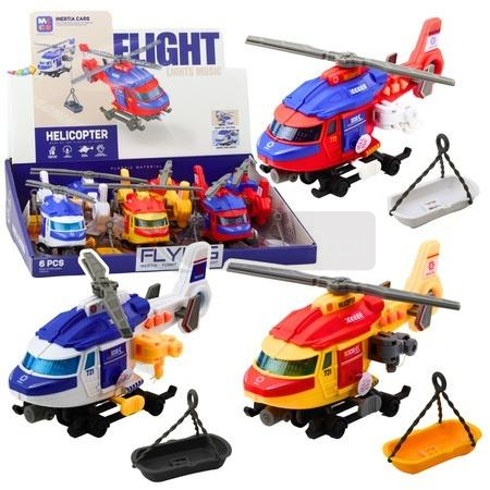 Helikopter ratunkowy z napędem + akcesoria MIX