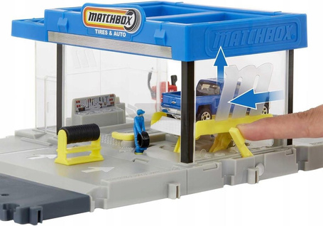 MATCHBOX PRAWDZIWE PRZYGODY ZESTAW WARSZTAT SAMOCHODOWY zestaw z autkiem HDL34