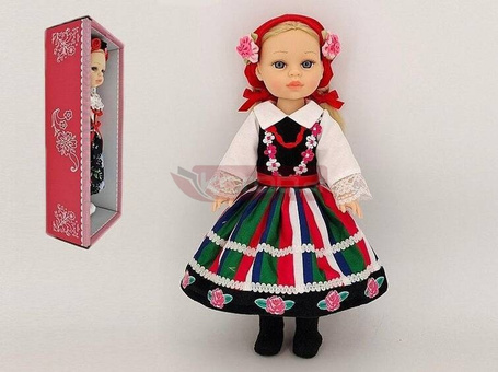 Lalka w stroju ludowym 38cm